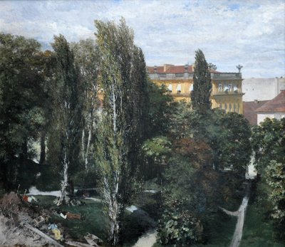 Blick auf den Park des Prinzen Albrecht von Adolph Menzel
